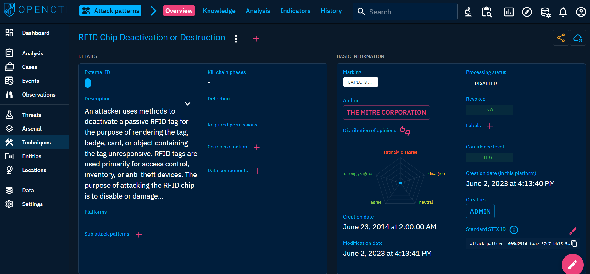 OpenCTI Arsenal